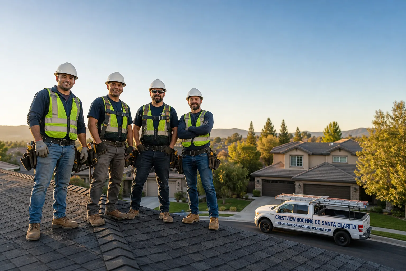 Crestview Roofing Co Santa Clarita roofing team