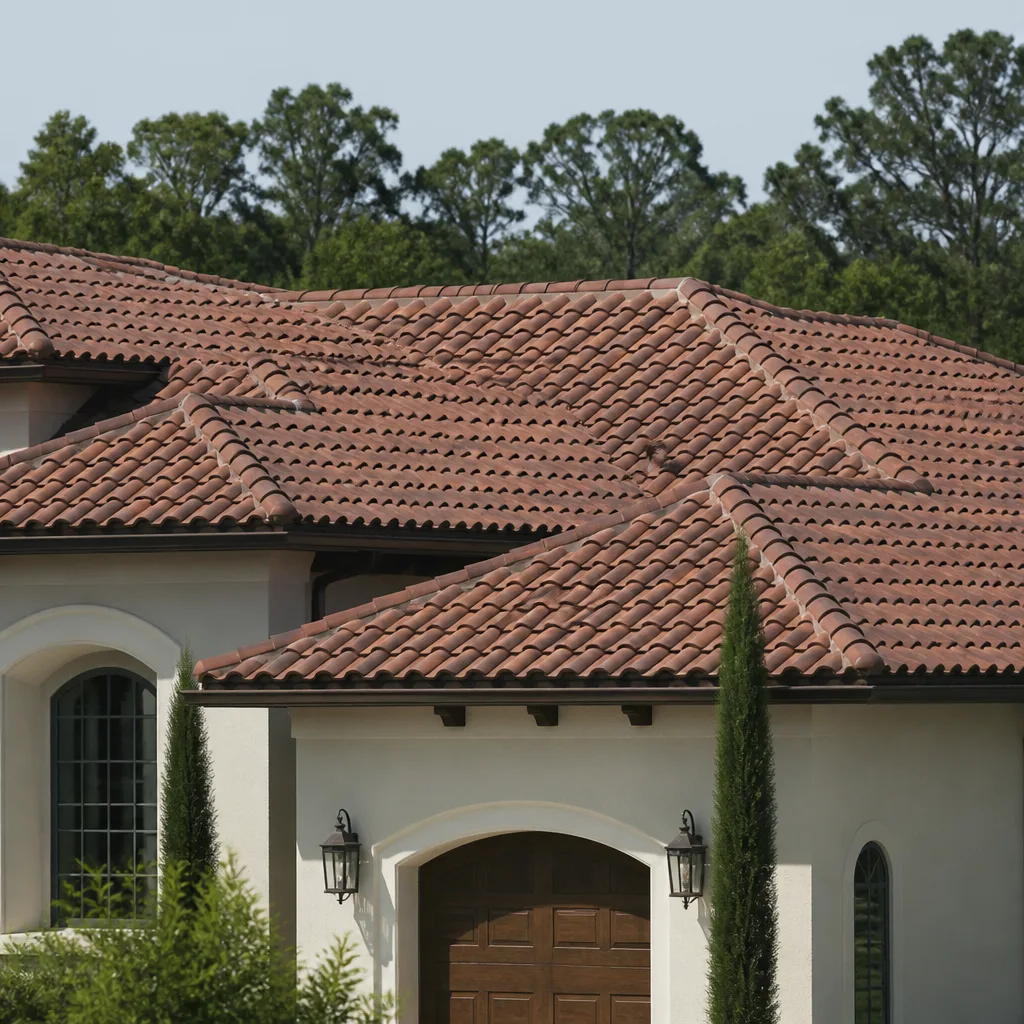 Tile roofing